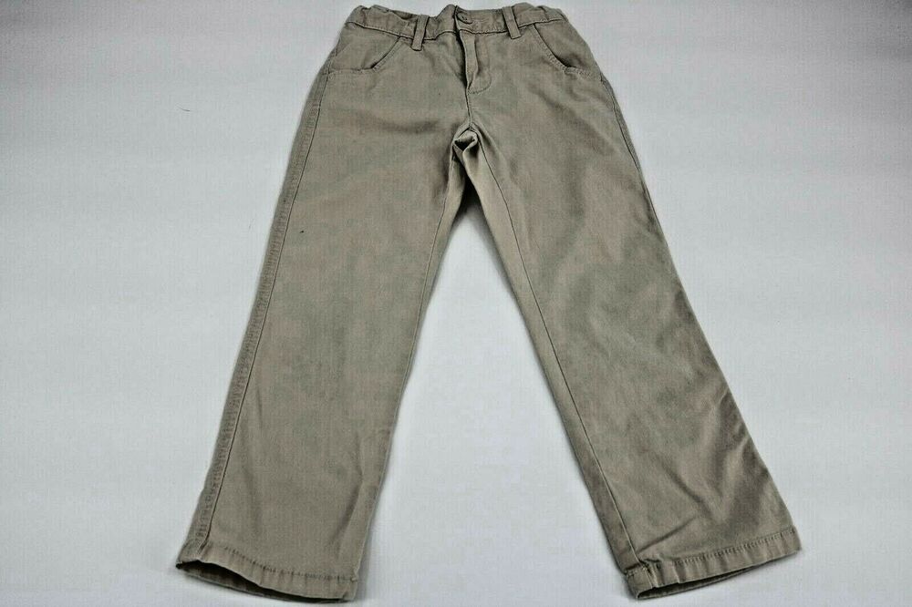 Faded Glory Girls Khaki Chino Pants Bootcut Youth Size 7
